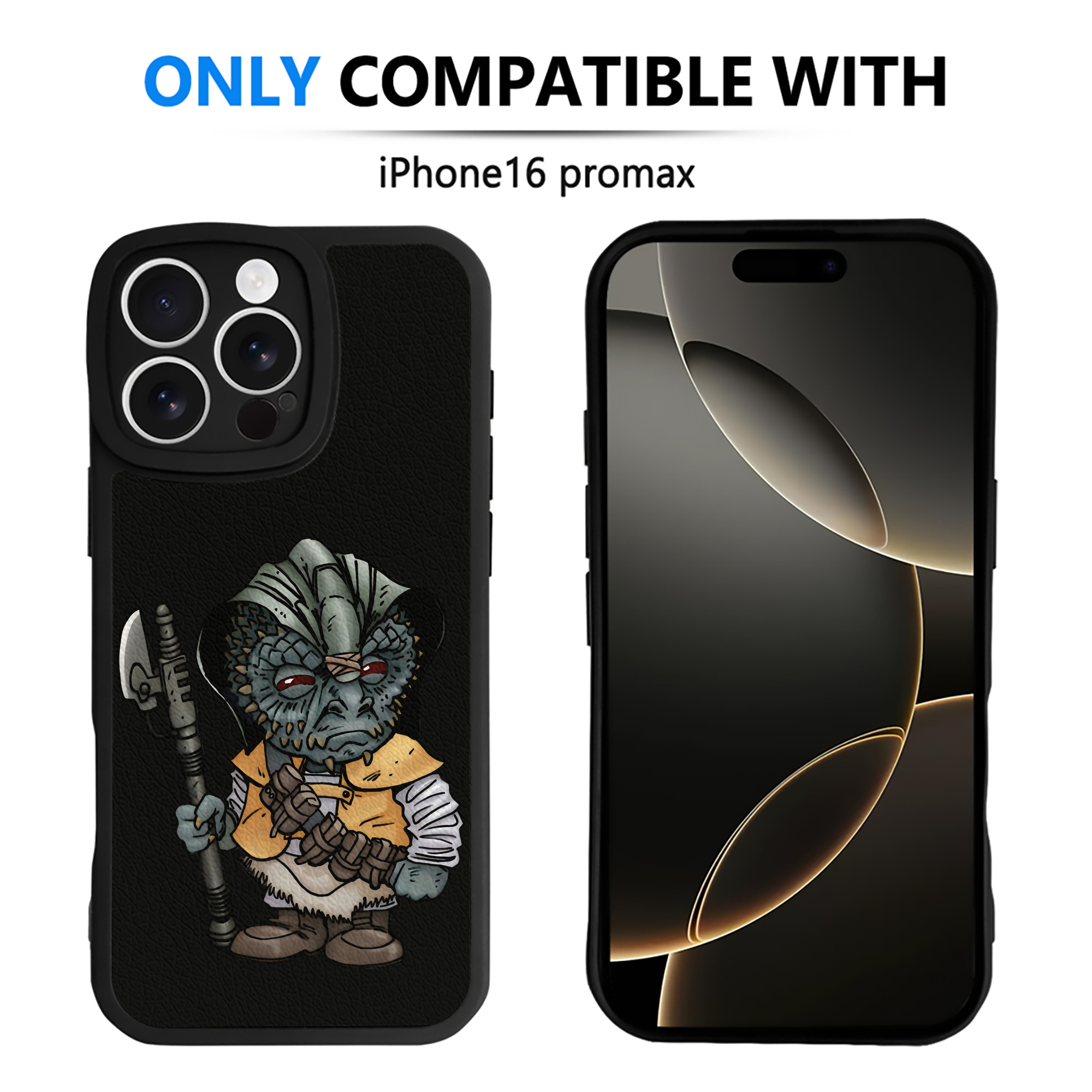 （画像用） スター・ウォーズ Star Wars 【iPhone 16シリーズ対応】シリコンスマホケース（レザー調） 材質：シリコン